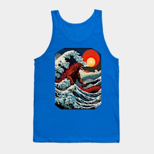 Great Wave monster Tank Top